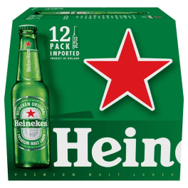 Heineken Lager - 12 bottles / 12oz