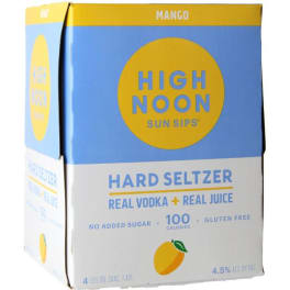 High Noon Mango Hard Seltzer - 4 cans / 12oz