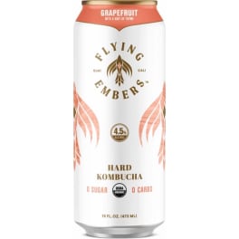 Flying Embers Grapefruit Hard Kombucha - 1 can / 16oz