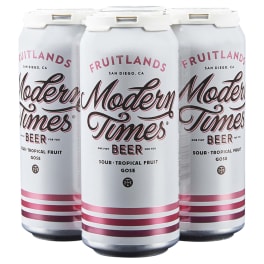 Modern Times Fruitlands Tropical Gose - 4x 16oz Cans