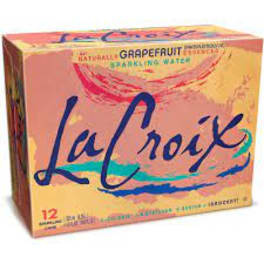 La Croix Pamplemousse Pink Grapefruit - 12 cans / 12oz