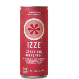 Izze Sparkling Grapefruit - 4 cans / 12oz