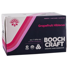Boochcraft Grapefruit Hibiscus - 6 cans / 12oz
