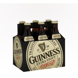 Guinness Extra Stout - 6 bottles / 11.2oz