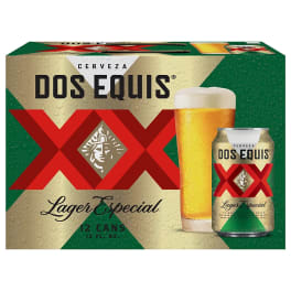 Dos Equis Lager Especial - 12 cans / 12oz