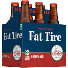 New Belgium Fat Tire Amber Ale - 6 bottles / 12oz