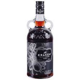 The Kraken Black Spiced Rum 70 Proof - 750mL