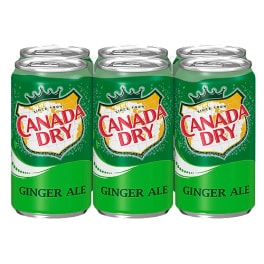 Canada Dry Ginger Ale Canada - 6 cans / 12oz