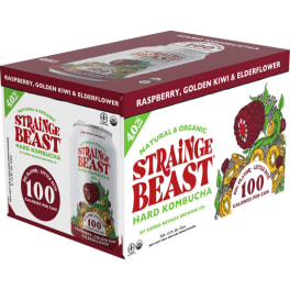 Strainge Beast Raspberry Golen Kiwi & Elderflower - 6 Cans/ 12oz