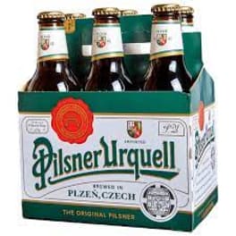 Pilsner Urquell Beer - 6 bottles / 12oz