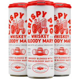 Crispy Pig Whiskey Bloody Mary - 4 cans / 12oz