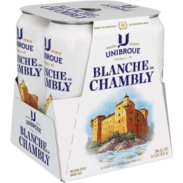Unibroue Blanche de Chambly - 4 Cans/ 16oz