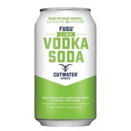 Cutwater Spirits Lime Vodka Soda - 1 can / 12oz