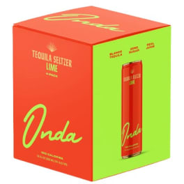 Onda Sparkling Tequila Lime - 4 cans / 12oz