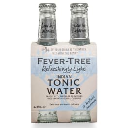 Fever-Tree Refreshingly Light Indian Tonic Water - 4 bottles / 200mL