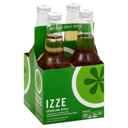 Izze Sparkling Apple - 4 bottles / 12oz