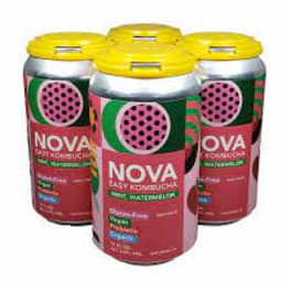 Nova Easy Kombucha Watermelon & Mint - 4 cans / 12oz