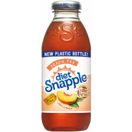 Snapple Diet Peach Tea - 1 bottle / 16oz