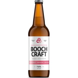 Boochcraft Grapefruit Hibiscus Organic Hard Kombucha - 22oz Bottle