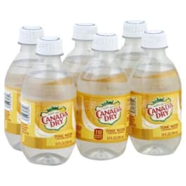 Canada Dry Tonic Water - 6x 10oz Bottles