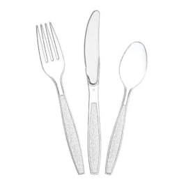 Plastic Spoons/Forks/Knives Assorted - 24x Counts