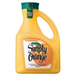 Simply Original Pulp Free Orange Juice - 59oz Bottle