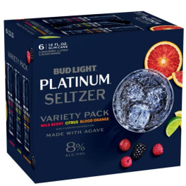 PLATINUM SELTZERS 6 PK
