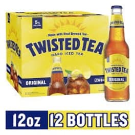 Twisted Tea Original Lemon Tea 12Pack 12oz Bottles