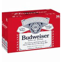 Budweiser 36 Pack Cans