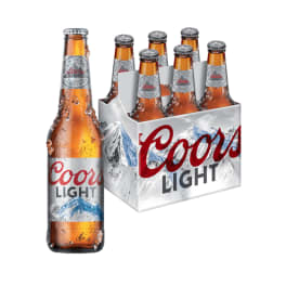 Coors Light 6Pack 12oz Bottles