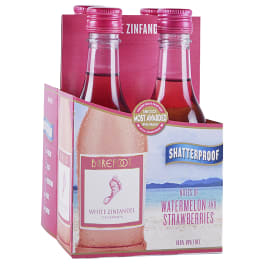 Barefoot White Zinfandel - 4 bottles / 187mL