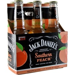 Jack Daniel's Southern Peach - 6 bottles / 10oz