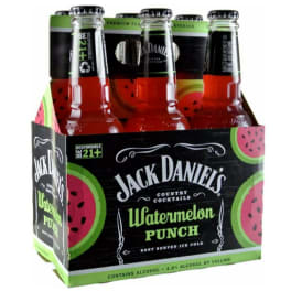 Jack Daniel's Watermelon Punch - 6 bottles / 10oz