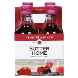 Sutter Home Pink Moscato - 4 bottles / 187mL