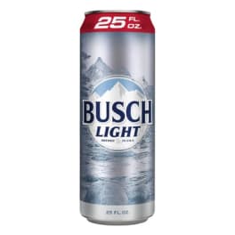 Busch Light Beer - 1 can / 25oz