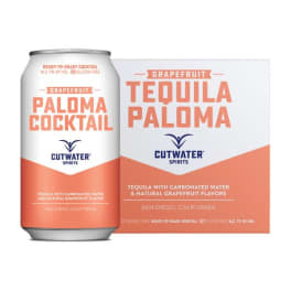 Cutwater Grapefruit Paloma Cocktail 4 Pack 12Oz can