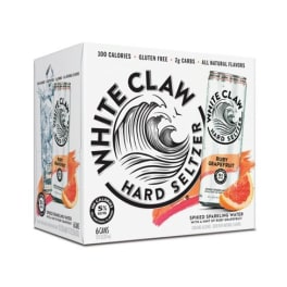 White Claw Grapefruit 6 pack can