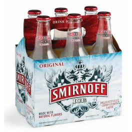 Smirnoff Ice 6 pack bottle