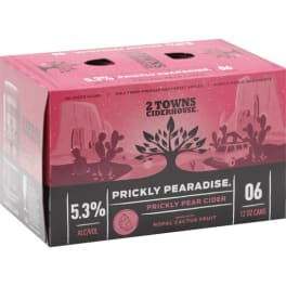 2 Towns Prickly Pearadise 6 x 12 oz Cans