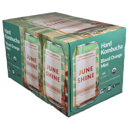 Juneshine Blood orange mint 6 pack can