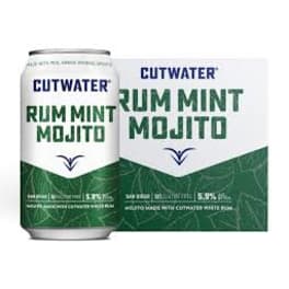 Cutwater Rum Mint Mojito 4X12Oz Cans