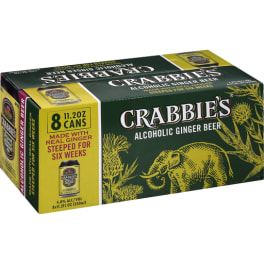 CRABBIES GINGER BEER 8 PACK