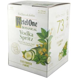 KETEL ONE CUCUMBER MINT 4 PK
