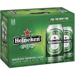 Heineken Premium Lager - 12 cans / 12oz