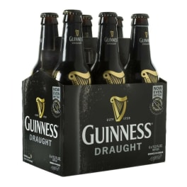 Guinness Draught Stout - 6 bottles / 11oz
