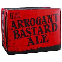 Stone Arrogant Bastard Ale - 6 cans / 16oz