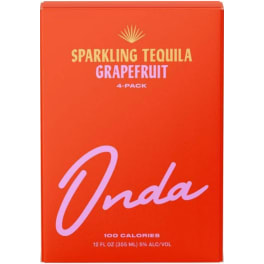 Onda Grapefruit Sparkling Tequila - 4 cans / 12oz