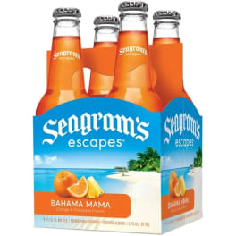 Seagram's Escapes Bahama Mama - 4 bottles / 11.2oz