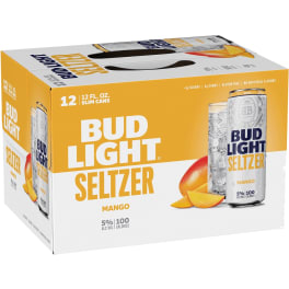 Bud Light Mango Seltzer - 12 cans / 12oz