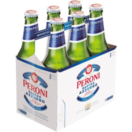 Peroni Nastro Azzurro Pale Lager - 6 bottles / 11.2oz